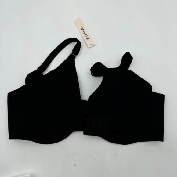 NEW Soma Unlined Perfect Coverage Bra Black 40C - Picture 4 of 4